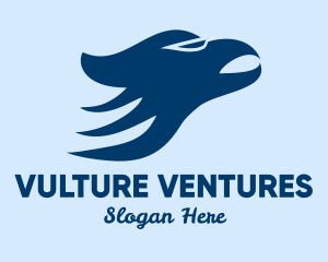 Vulture - Blue Bird Beak logo design