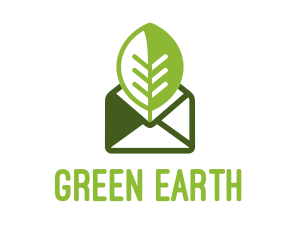 Ecology - Eco Mail Message logo design