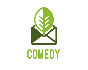 Eco Mail Message logo design