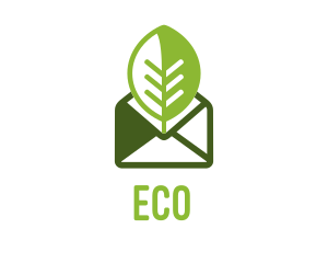 Eco Mail Message logo design