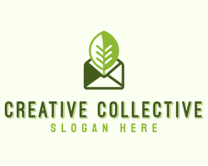 Eco Mail Message logo design