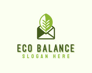 Eco Mail Message logo design