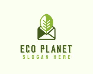 Eco Mail Message logo design