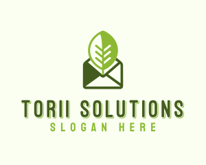 Eco Mail Message logo design