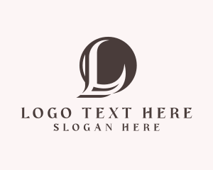 Craftsman - Upscale Luxury Letter L logo design