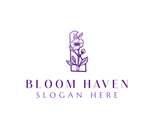 Delaware Peach Blossom logo design