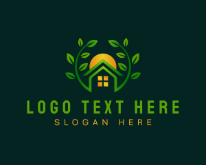 Mowing - Nature House Landscaping logo design