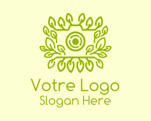 Leaf Sprout Camera Logo