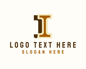 Legal Pillar Letter I Logo