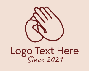 Organization - Humanitarian Charity Hand logo design