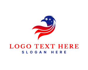 Country - American Eagle Patriot logo design