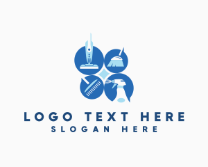 Lean - House Cleaning Appliances logo design