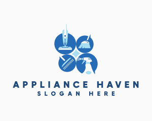 House Cleaning Appliances logo design