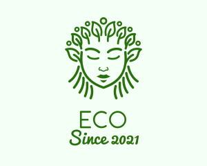 Makeup Artist - Green Organic Cosmetic logo design