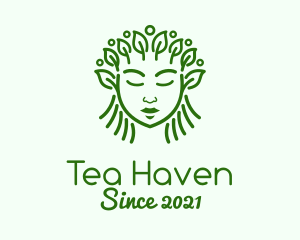 Green Organic Cosmetic  logo design