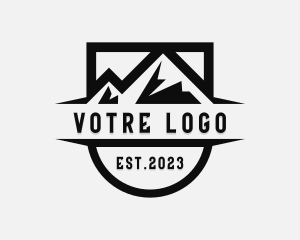 Mountaineer - Travel Mountain Trekking logo design