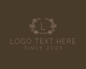 Landscape Designer - Daisy Flower Wreath Boutique logo design