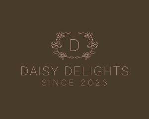 Daisy - Daisy Flower Wreath Boutique logo design