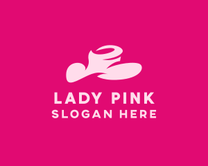 Pink Fashion Hat logo design