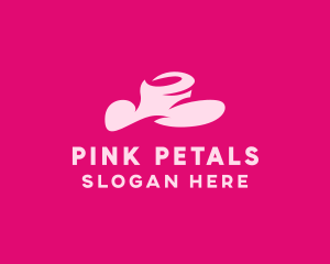 Pink Fashion Hat logo design