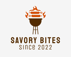 Sausage - Barbecue Sausage Grill logo design