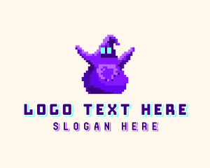 Retro - Retro Ghost Pixel logo design