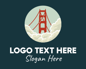 Cloud - Golden Gate San Fransisco logo design