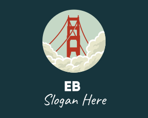 Tour Guide - Golden Gate San Fransisco logo design