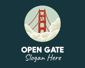 Golden Gate San Fransisco logo design