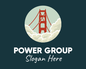 Travel - Golden Gate San Fransisco logo design