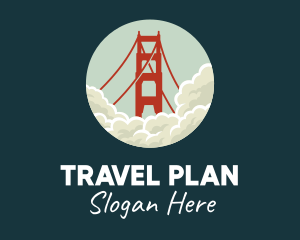 Itinerary - Golden Gate San Fransisco logo design