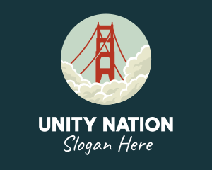 Golden Gate San Fransisco logo design