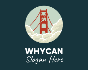 Tour Guide - Golden Gate San Fransisco logo design
