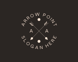 Archer - Hipster Boho Arrows logo design
