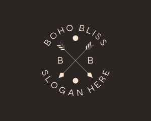Boho - Hipster Boho Arrows logo design