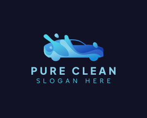 Automotive Cleaning Splash logo design