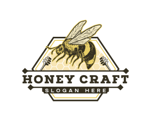 Mead - Bee Honey Hive logo design