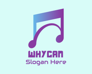 Modern Musical Note  Logo