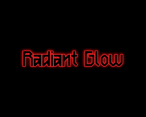 Glow - Red Gaming Glow logo design