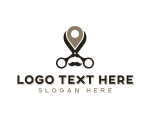 Grooming - Shears Barber Haircut logo design