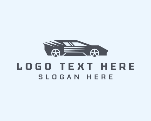 Car Dealer - Fast Supercar Racing logo design