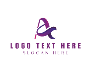 Gradient Startup Letter A Logo