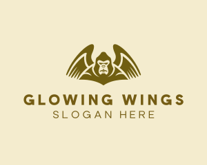 Wild Gorilla Wings logo design