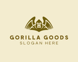 Wild Gorilla Wings logo design