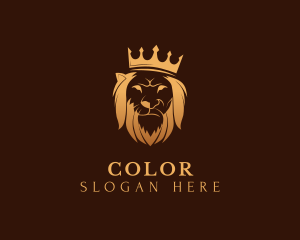 Majestic Crown Lion Logo