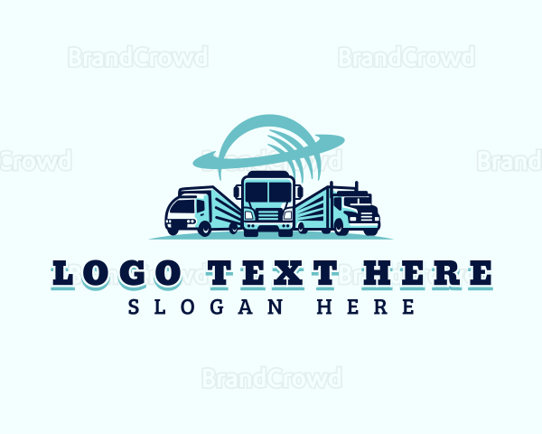 Delivery Truck Fleet Logo