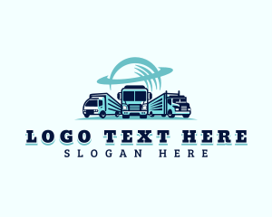 Truck - Delivery Truck Fleet logo design