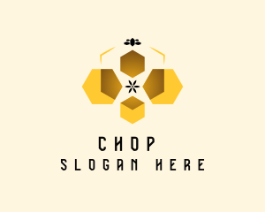 Eco Friendly - Bee Honey Hive logo design