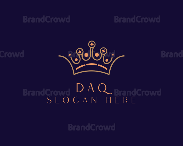 Elegant Crown Tiara Logo