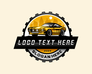 Cog - Car Racing Repair Garage logo design